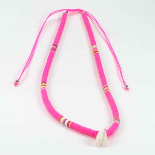 Multicolor Necklaces with Heishi Discs and Shell - the Perfect Summer Jewelry - Image 36