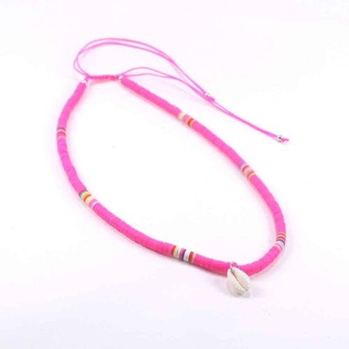 Multicolor Necklaces with Heishi Discs and Shell - the Perfect Summer Jewelry - Image 34