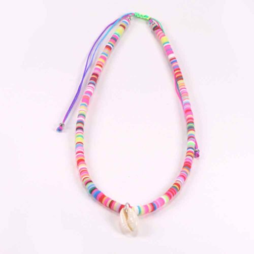 Multicolor Necklaces with Heishi Discs and Shell - the Perfect Summer Jewelry - Image 30
