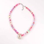 Multicolor Necklaces with Heishi Discs and Shell - the Perfect Summer Jewelry - Image 29