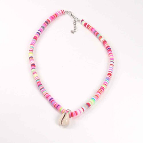 Multicolor Necklaces with Heishi Discs and Shell - the Perfect Summer Jewelry - Image 29