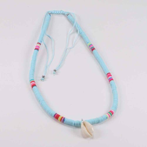 Multicolor Necklaces with Heishi Discs and Shell - the Perfect Summer Jewelry - Image 46