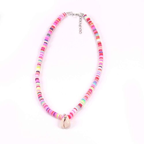 Multicolor Necklaces with Heishi Discs and Shell - the Perfect Summer Jewelry - Image 20