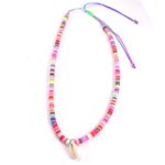 Multicolor Necklaces with Heishi Discs and Shell - the Perfect Summer Jewelry - Image 25