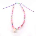 Multicolor Necklaces with Heishi Discs and Shell - the Perfect Summer Jewelry - Image 22