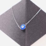 Blue Eye, Elegant Steel Bracelet - Image 4
