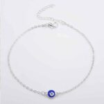 Blue Eye, Elegant Steel Bracelet