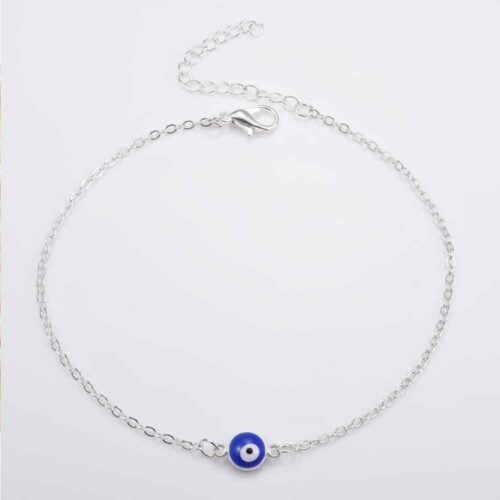 Blue Eye, Elegant Steel Bracelet - Image 2