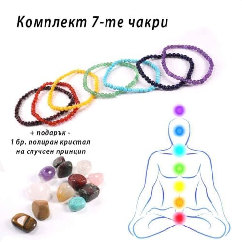 Harmony and Balance: 7 Chakra Bracelet Set for Inner Peace and Well-Being - Image 4