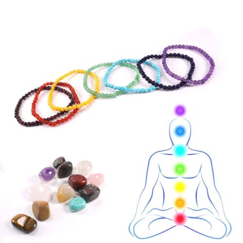 Harmony and Balance: 7 Chakra Bracelet Set for Inner Peace and Well-Being - Image 12