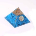 Protective Orgonite Pyramid with Turquoise