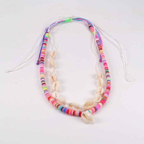 Multicolor Necklaces with Heishi Discs and Shell - the Perfect Summer Jewelry - Image 17