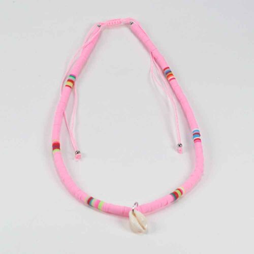 Multicolor Necklaces with Heishi Discs and Shell - the Perfect Summer Jewelry - Image 12