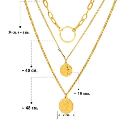 Modern Vintage Layered Coin Necklace - Style, Temptation and Hip-Hop - Image 6
