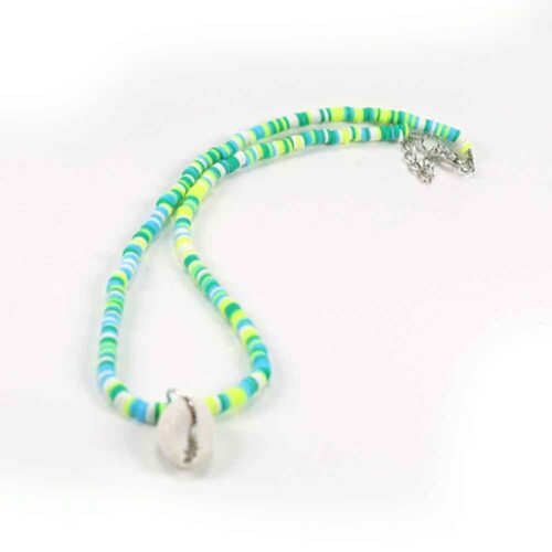 Multicolor Necklaces with Heishi Discs and Shell - the Perfect Summer Jewelry - Image 11