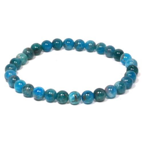 Apatite, blue, Class A handmade bracelet - Image 3