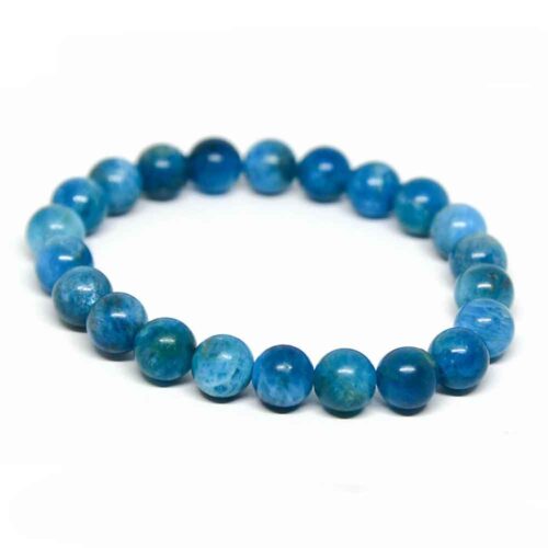 Apatite, blue, Class A handmade bracelet - Image 4
