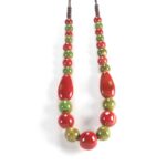 Mystical Dance, Necklace, Ceramic Beads