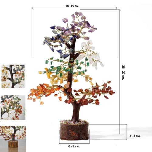 Tree of Life with Crystals for the 7 Chakras - Image 3