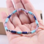 Celestial Harmony with Amethyst, Turquoise, Lapis Lazuli and Hematite, Heishi (discs) - Image 4