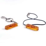 Orgonite Pendant or Keychain, Citrine