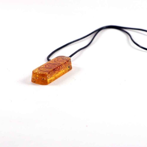 Orgonite Pendant or Keychain, Citrine - Image 5