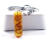 Orgonite Pendant or Keychain, Citrine - Image 3