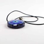 Orgonite Pendant with Yin and Yang and Lapis Lazuli - Image 2