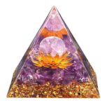 Protective Orgonite Pyramid with Amethyst