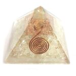 Protective Orgonite Pyramid with Selenite - Image 2