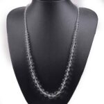 Clear Quartz, Natural Stone Necklace, Graduated Beads from 12 to 4 mm.