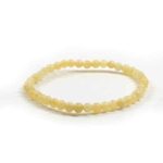 Yellow Calcite, Natural Stone Bracelet, Class A Beads - Image 2