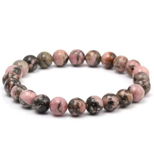 Rhodonite, natural stone bracelet, Class A - Image 8