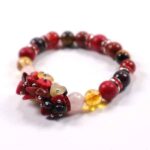 Fiery Style, Designer Bracelet with Natural Stones - Image 2