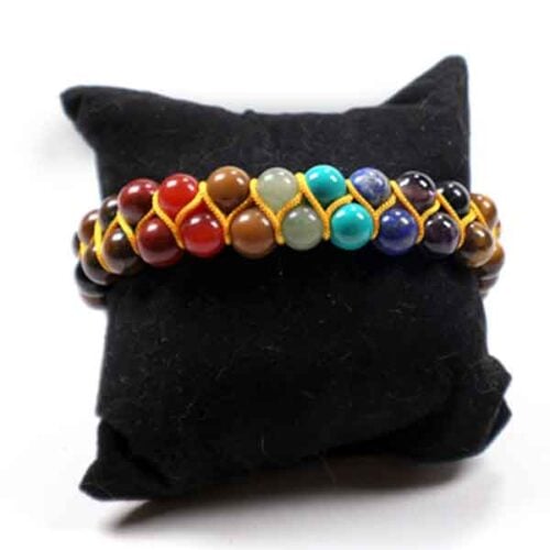 Chakra Balancing, Double Bracelet with Tiger’s Eye - Image 5