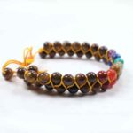Chakra Balancing, Double Bracelet with Tiger’s Eye - Image 2