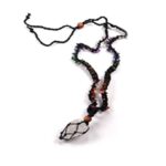“Purity and Harmony” Necklace with Clear Quartz Druzy and Stones for the 7 Chakras - Image 2