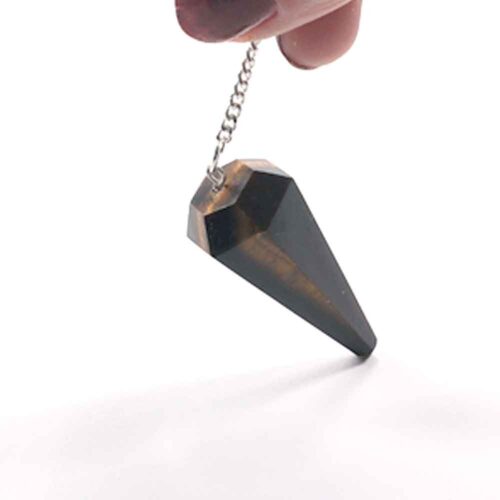 Dowsing Pendulum, Tiger’s Eye, High-Quality Natural Stone - Image 2