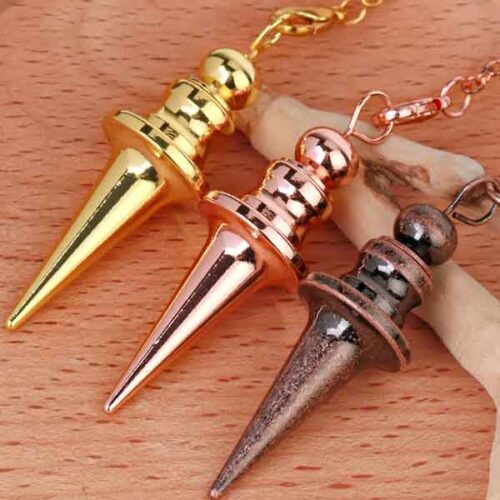 Luxury Dowsing Pendulum, Disc-Shaped, Openable, Copper - Image 9
