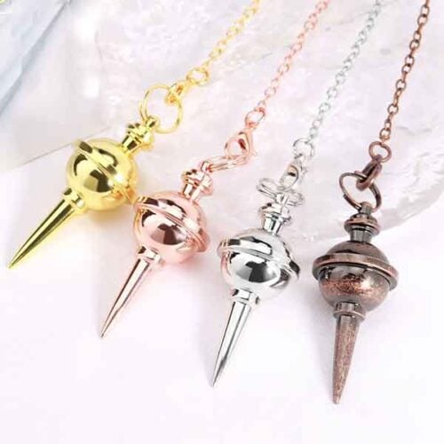 Copper spinning-top style dowsing pendulum - Image 6
