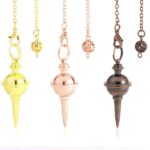 Copper spinning-top style dowsing pendulum - Image 5