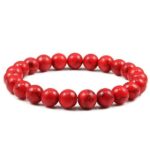 Turkite – bracelet with synthetic beads in red or blue - Image 5