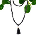 Mala Prayer Beads with 108 Beads, Black Tourmaline, 8 mm Beads - Image 7
