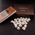 Intuition and Self-Knowledge Set, Luxury White Agate Runes with Booklet and Wooden Box - Image 2