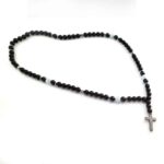 Men’s Necklace “Breath of Infinity” – Onyx, Aquamarine and Hematite - Image 9