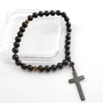 “Divine Path” Prayer Beads – Black Tourmaline and Tiger’s Eye - Image 5