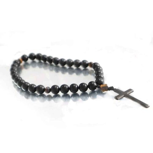 “Divine Path” Prayer Beads – Black Tourmaline and Tiger’s Eye - Image 3