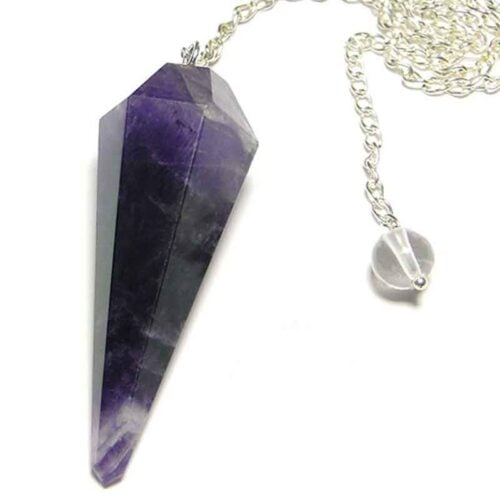 Dowsing Pendulum, Amethyst, High-Quality Natural Stone - Image 3