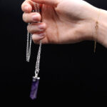 Amethyst Pendant with Classic Pointed Stone