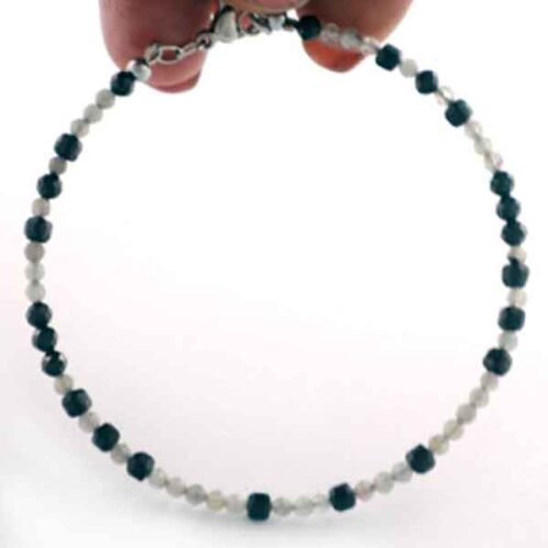 Lunar Protection – Labradorite and Black Tourmaline Bracelet - Image 9